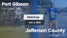 Matchup: Port Gibson High Sch vs. Jefferson County  2019