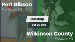 Matchup: Port Gibson High Sch vs. Wilkinson County  2019