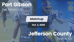 Matchup: Port Gibson High Sch vs. Jefferson County  2020