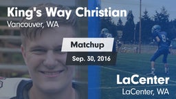 Matchup: King's Way Christian vs. LaCenter  2016