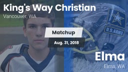 Matchup: King's Way Christian vs. Elma  2018