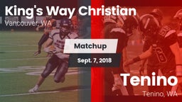 Matchup: King's Way Christian vs. Tenino  2018