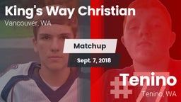 Matchup: King's Way Christian vs. Tenino  2018