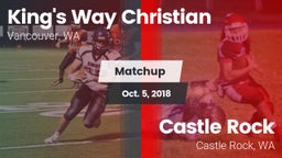 Matchup: King's Way Christian vs. Castle Rock  2018