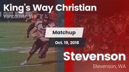 Matchup: King's Way Christian vs. Stevenson  2018