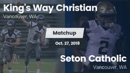 Matchup: King's Way Christian vs. Seton Catholic  2018
