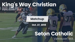 Matchup: King's Way Christian vs. Seton Catholic  2018