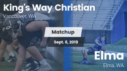 Matchup: King's Way Christian vs. Elma  2019