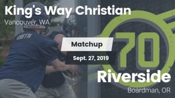 Matchup: King's Way Christian vs. Riverside  2019