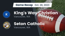 Recap: King's Way Christian  vs. Seton Catholic  2023