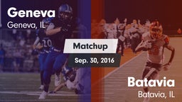 Matchup: Geneva  vs. Batavia  2016