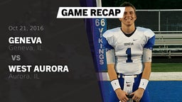 Recap: Geneva  vs. West Aurora  2016