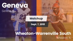 Matchup: Geneva  vs. Wheaton-Warrenville South  2018