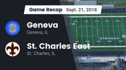 Recap: Geneva  vs. St. Charles East  2018