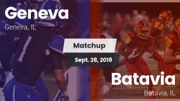 Matchup: Geneva  vs. Batavia  2018