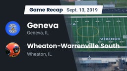 Recap: Geneva  vs. Wheaton-Warrenville South  2019