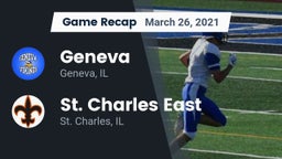 Recap: Geneva  vs. St. Charles East  2021