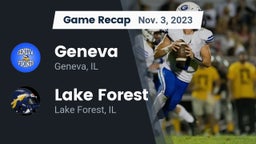Recap: Geneva  vs. Lake Forest  2023
