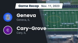 Recap: Geneva  vs. Cary-Grove  2023