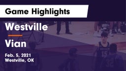 Westville  vs Vian  Game Highlights - Feb. 5, 2021