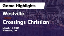 Westville  vs Crossings Christian  Game Highlights - March 11, 2021
