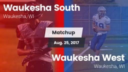 Matchup: Waukesha South High  vs. Waukesha West  2017