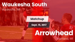 Matchup: Waukesha South High  vs. Arrowhead  2017