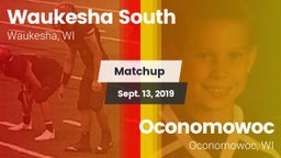 Matchup: Waukesha South High  vs. Oconomowoc  2019