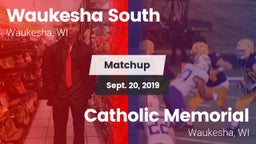 Matchup: Waukesha South High  vs. Catholic Memorial 2019