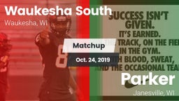 Matchup: Waukesha South High  vs. Parker  2019