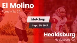 Matchup: El Molino High Schoo vs. Healdsburg  2017