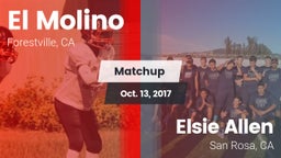 Matchup: El Molino High Schoo vs. Elsie Allen  2017