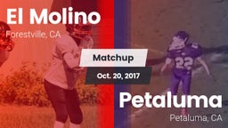 Matchup: El Molino High Schoo vs. Petaluma  2017