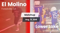 Matchup: El Molino High Schoo vs. Lower Lake  2018