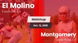 Matchup: El Molino High Schoo vs. Montgomery  2018