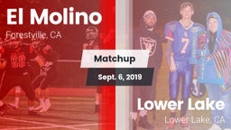 Matchup: El Molino High Schoo vs. Lower Lake  2019
