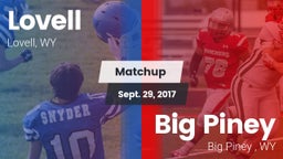 Matchup: Lovell  vs. Big Piney  2017