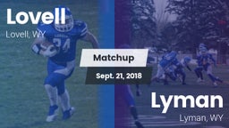 Matchup: Lovell  vs. Lyman  2018
