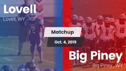 Matchup: Lovell  vs. Big Piney  2019