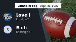 Recap: Lovell  vs. Rich  2022