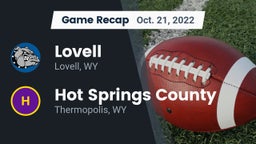 Recap: Lovell  vs. Hot Springs County  2022