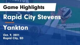 Rapid City Stevens  vs Yankton  Game Highlights - Oct. 9, 2021