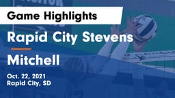 Rapid City Stevens  vs Mitchell  Game Highlights - Oct. 22, 2021