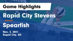 Rapid City Stevens  vs Spearfish  Game Highlights - Nov. 2, 2021