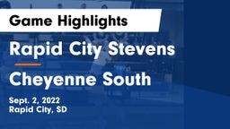 Rapid City Stevens  vs Cheyenne South  Game Highlights - Sept. 2, 2022