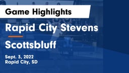 Rapid City Stevens  vs Scottsbluff  Game Highlights - Sept. 3, 2022