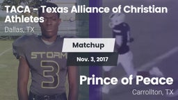 Matchup: TACA vs. Prince of Peace  2017