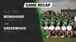 Recap: Monahans  vs. Greenwood  2016