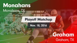 Matchup: Monahans  vs. Graham  2016