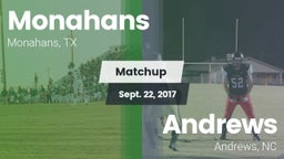 Matchup: Monahans  vs. Andrews  2017